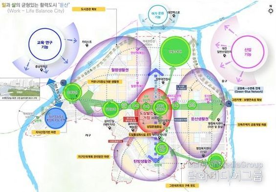 대전시 둔산-송촌지구 노후계획도시정비 기본계획안