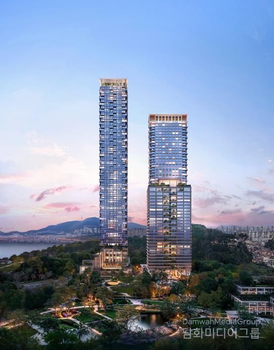 서울숲 일대 및 삼표레미콘 부지 개발 조감도