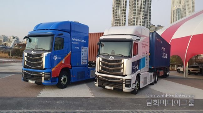 국내 최초 수소전기 트랙터 실증차량