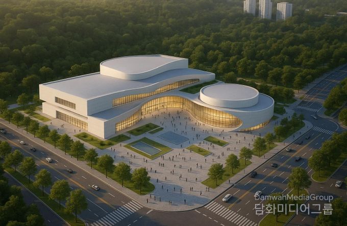유성복합문화예술센터 예상 조감도(AI생성 이미지)