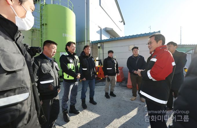 김홍규 강릉시장, 동절기 대비 제설 준비 점검 나서