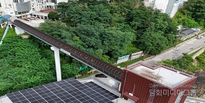 고한 복합문화센터 보행교 디자인루프 설치공사 조감도