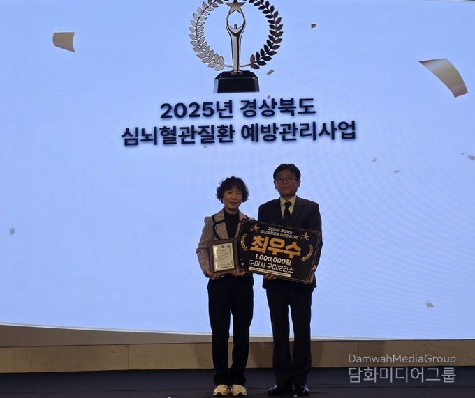 구미보건소, 경북 심뇌혈관질환 예방관리 '최우수기관' 선정