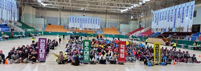 화순군한마음대회 단체 기념사진