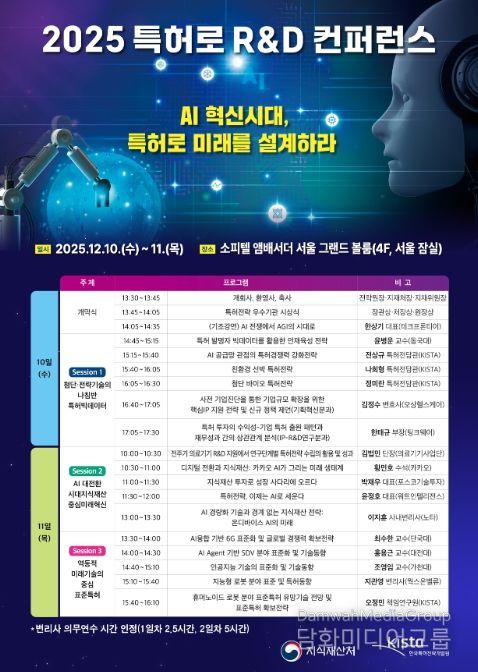 2025 특허로 R&D 컨퍼런스 포스터