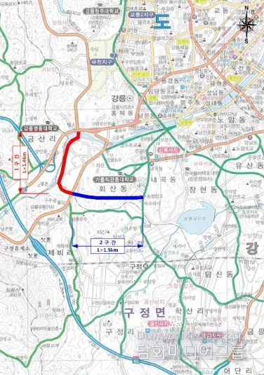 강릉시, 회산지구 교통난 해소 위한 강변 우회도로 개설 추진