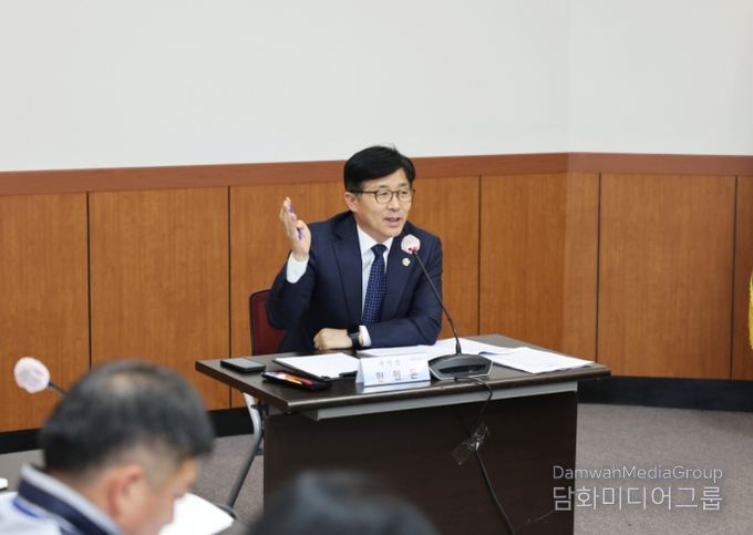 재정집행 추진 상황 점검 회의(현원돈 부시장)