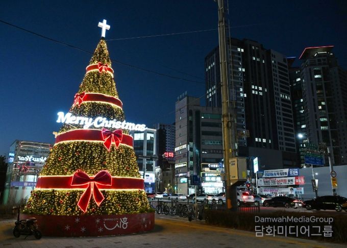시흥의 겨울, 아름다운 빛으로 밝히다(신천역)
