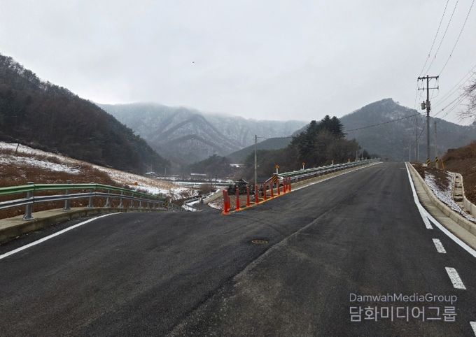 미탄면 회동리 도로 확장·포장 공사 준공
