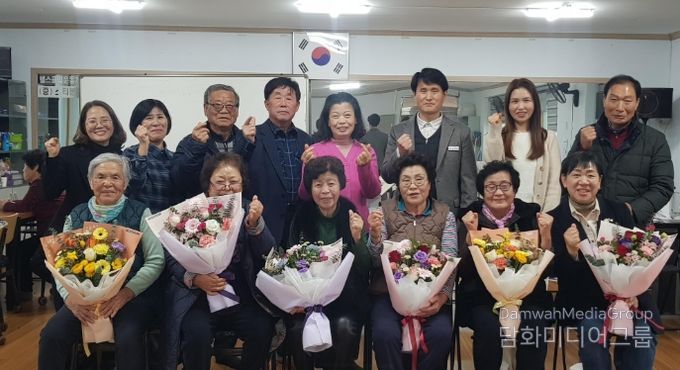 2025년 호법면 성인문해 학습자 수상자 상장 전달식