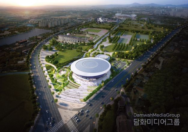 전주, 대한민국 스포츠 거점도시로 ‘우뚝’ (전주실내체육관 조감도)