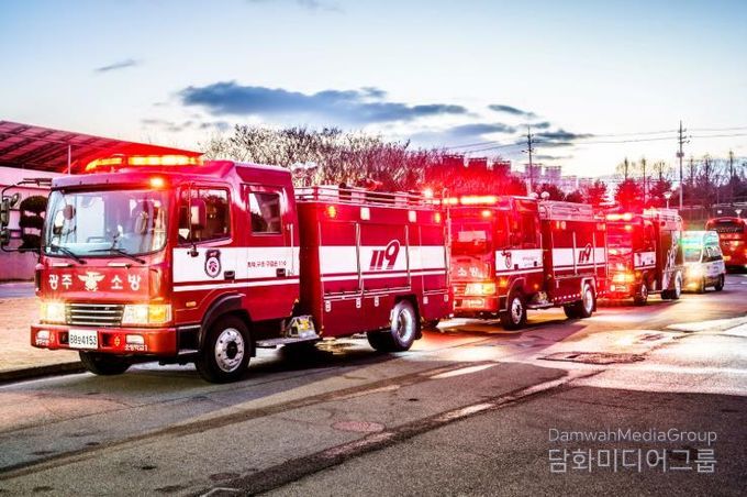 소방펌프차 출동