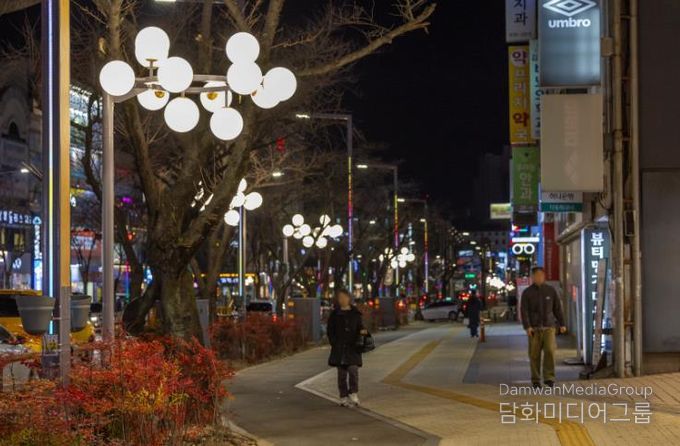 익산시 영등동, 경관조명으로 더 밝아진다