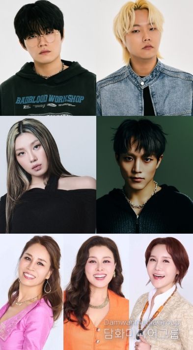 사진 제공: AEYL MUSIC Co., Ltd (에일뮤직)(윙, 히스), 더블랙레이블(리정), Jam Republic Agency(베이비주), 신시컴퍼니(최정원, 홍지민, 김경선)