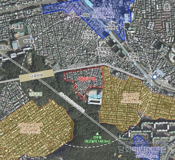 위치도 (관악구 신림동 419-1번지 일대)