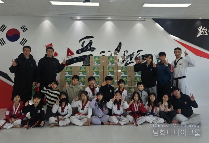 품태권도 거북섬동, 아이들의 소중한 마음 담긴 라면 900개 후원