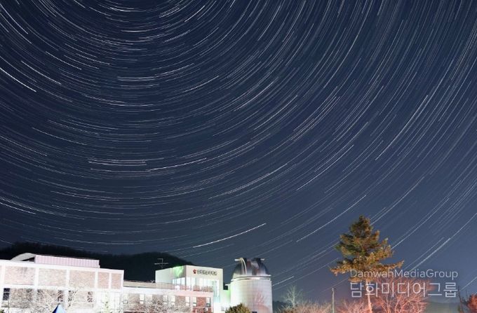 강화천문과학관, 긴긴 겨울밤 별빛 프로그램 호평(별 일주 사진)