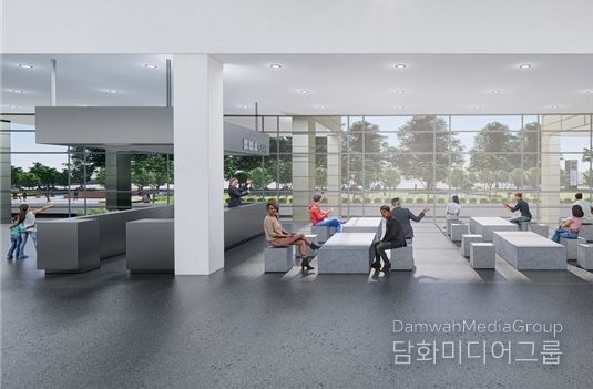 부산시립미술관 내 카페숍