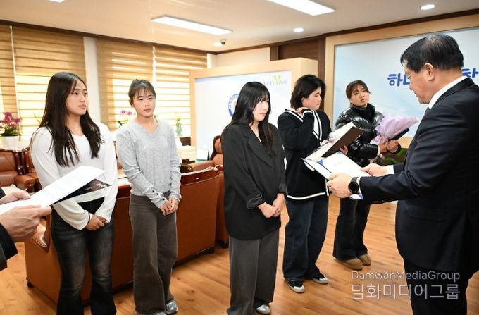 평창군, 2026년 직장운동경기부 레슬링팀 임용장 수여식