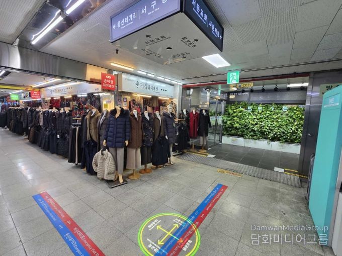 대신·대구역 지하도상가 내 개선형 LED 방향 안내 표지판 설치