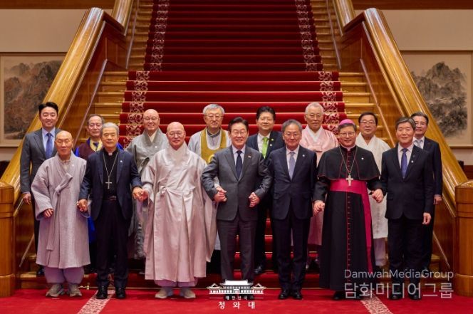종교지도자 초청 오찬간담회 '종교와 함께, 국민통합의 길로'(청와대)