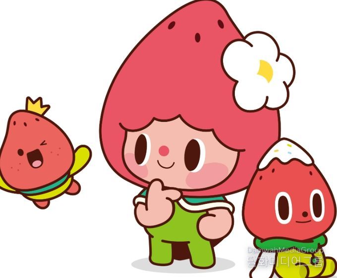 논산딸기축제 공식 캐릭터 탄생