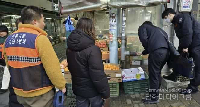 수원시 영통구, 설 앞두고 구매탄시장 안전관리 강화