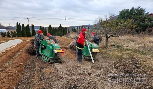 계양구, 2026년 봄철 산림 인접지역 영농부산물 파쇄 지원 추진