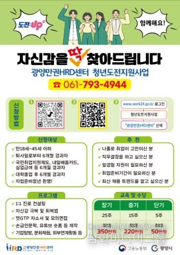 광양시, ‘2026년 청년도전지원사업’ 참여 청년 모집