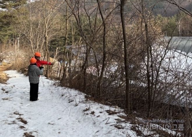 붕괴 대비 해빙기 산사태취약지역 점검