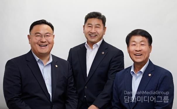 (왼) 최원석 시의원, 최정훈 전남도의원, 최원석 목포시의원