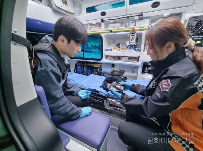 예비응급구조사들 119구급차 동승 실습