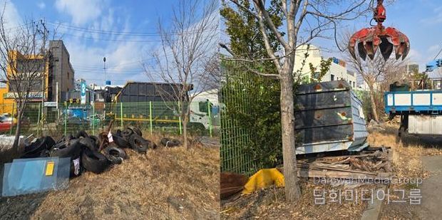 국동항 장기 방치 폐기물 처리