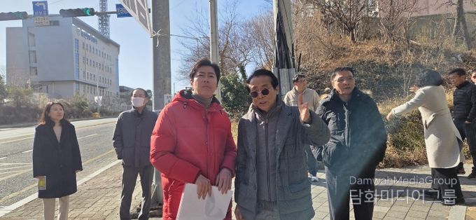 남구의회 김대영 의원, 수암동 보행환경 개선 현장 점검