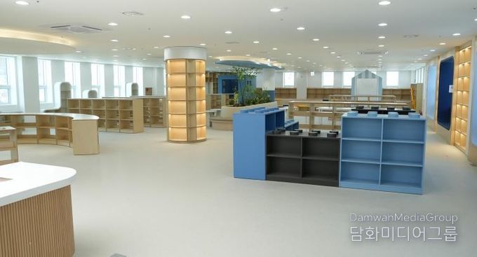 개관 예정인 빛가람 꿈자람센터 내부 모습.(사진 제공-나주시)