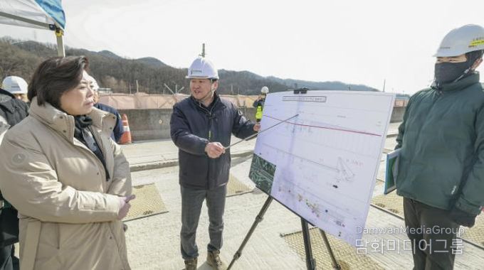 과천고가교 철거 공사 현장 모습