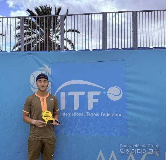 양구군청 테니스팀 김근준, 국제대회 복식 우승 쾌거