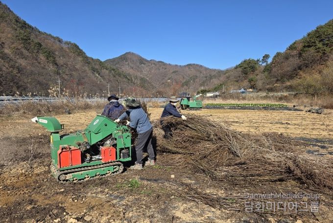 진안군, 찾아가는 영농부산물 파쇄지원단 상반기 접수 시작