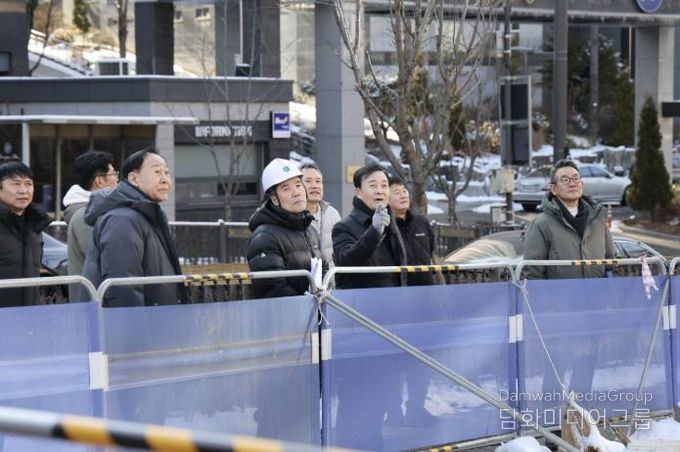 김성제 의왕시장, 의왕푸른초·백운호수중학교 개교 준비 현장 점검