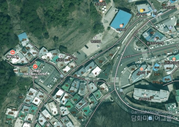 부산 이바구캠프 위치도