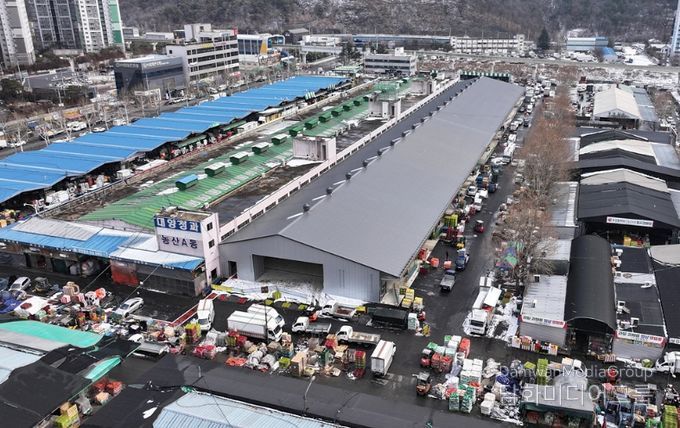 대구 농수산물도매시장 농산A동 재축 준공
