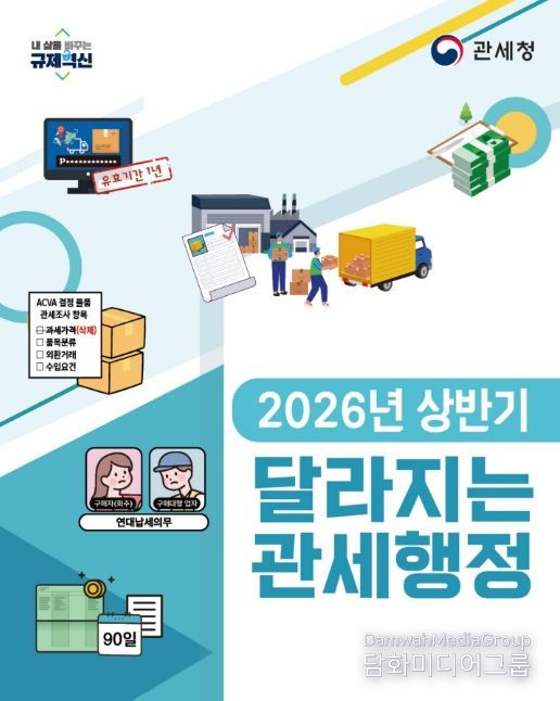 2026년 달라지는 관세행정 카드뉴스
