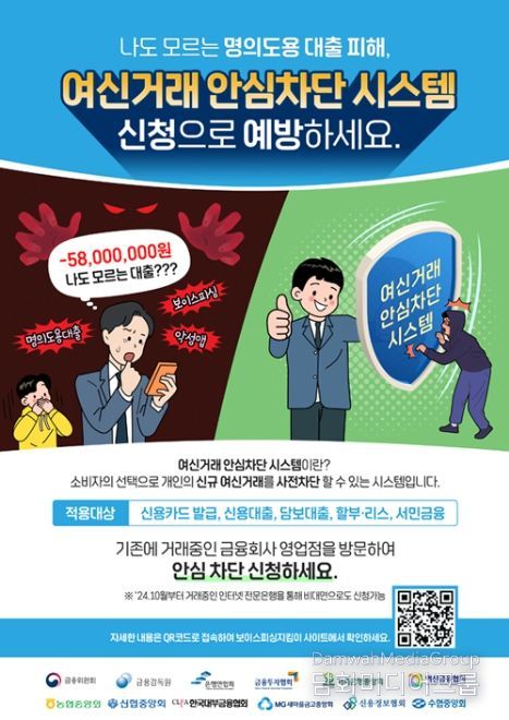 '여신거래 안심차단' 이용방법