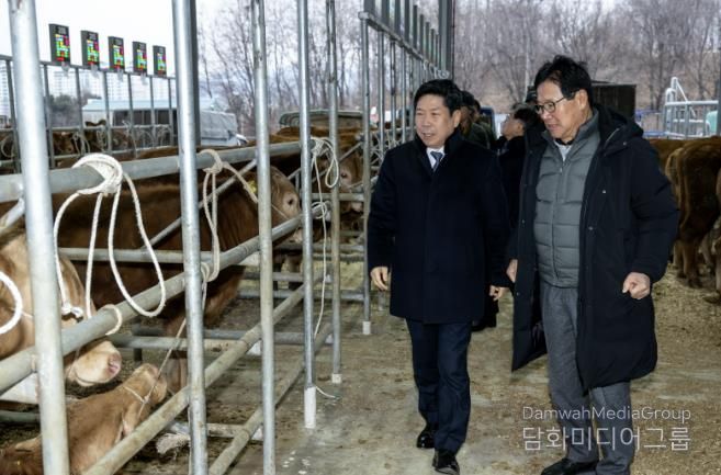 제천가축시장 방문 사진
