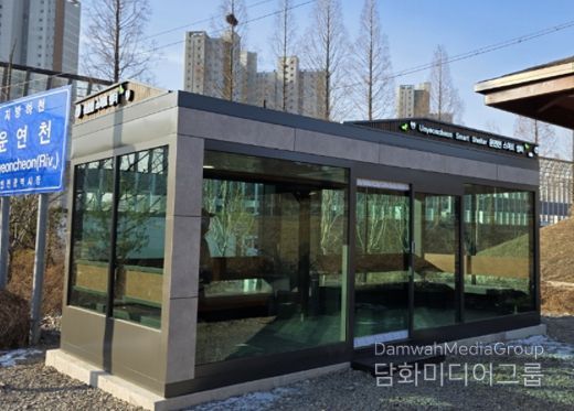 남동구, 운연천 산책로에 스마트쉼터