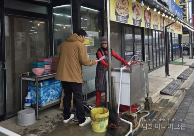 홍성군 서부면, 설맞아 폐기물 배출방법 홍보