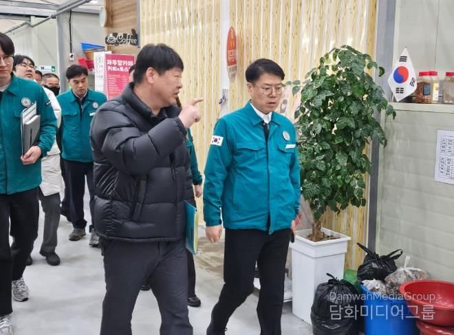 서천군 유재영 부군수, 설 명절 대비 전통시장 안전점검