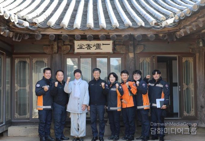 해남소방서, 설명절 대비 전통사찰 화재안전 간담회 실시