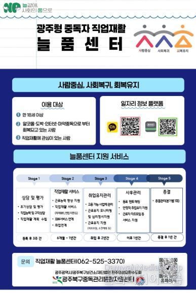 포스터_중독자 직업재활 지원사업