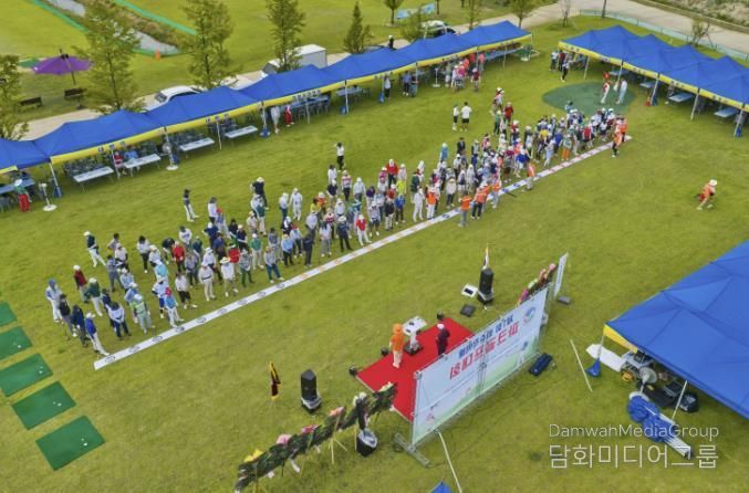 2025년 9월 진행된 제1회 적벽배 파크골프 대회 모습